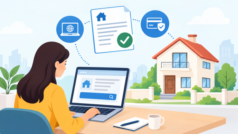 how to check property tax online