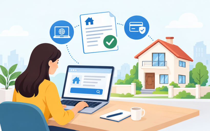 how to check property tax online