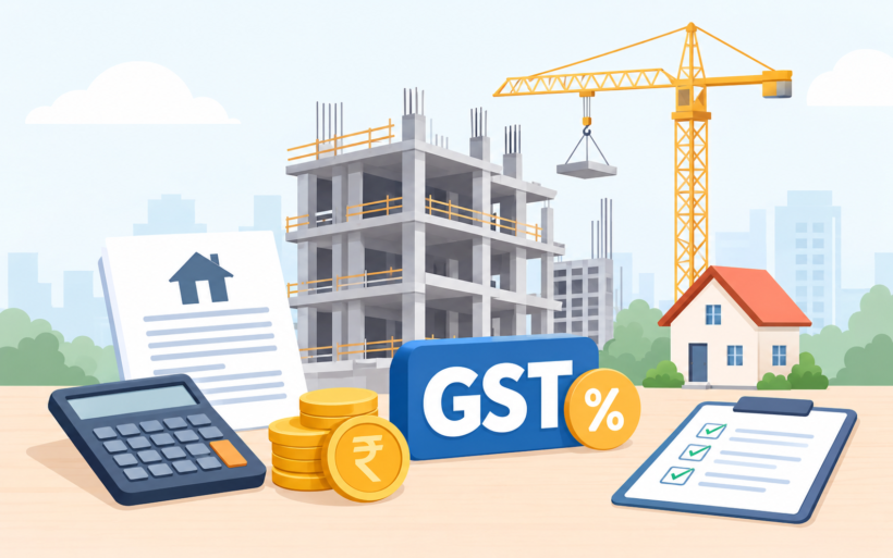 GST on Under-Construction Property in India: Rates, Rules, Calculation and Exemptions