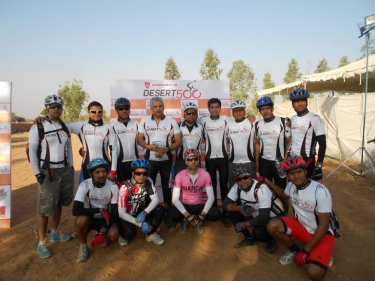Desert 500 held in Bikaner, Mr. Anand Mishra, Managing Director, Trimurty, finished at the 9th position in the 250 Km long cyc