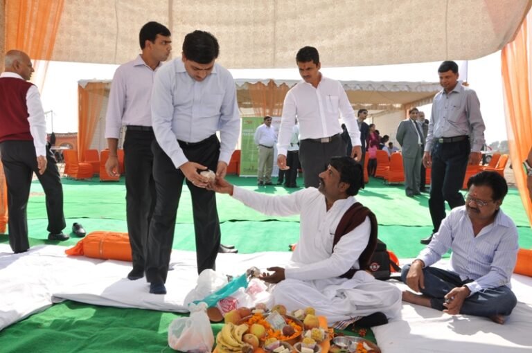 Event of Bhoomi Poojan of Mega Township Project 'The Future City', Phagi