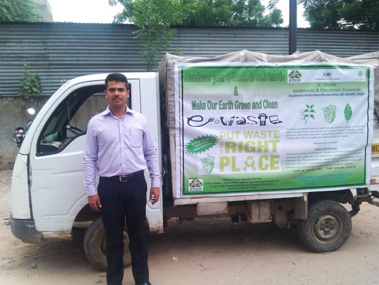 Mr. Anand Mishra, Managing Director, Trimurty participated in an environment friendly E-Waste activity