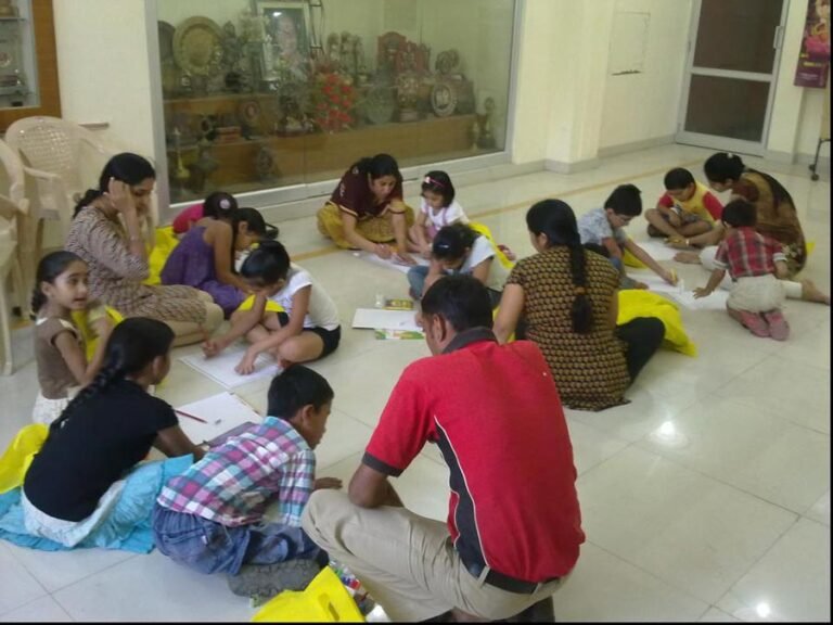 Kids Painting Competition organized by Trimurty
