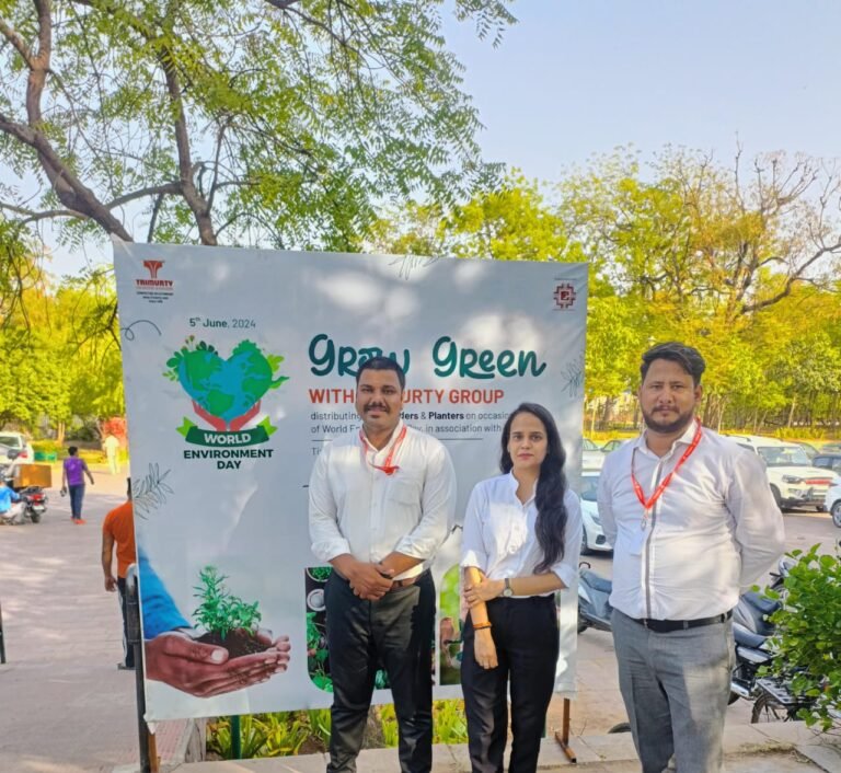 Plantation drive on environment day @Central park