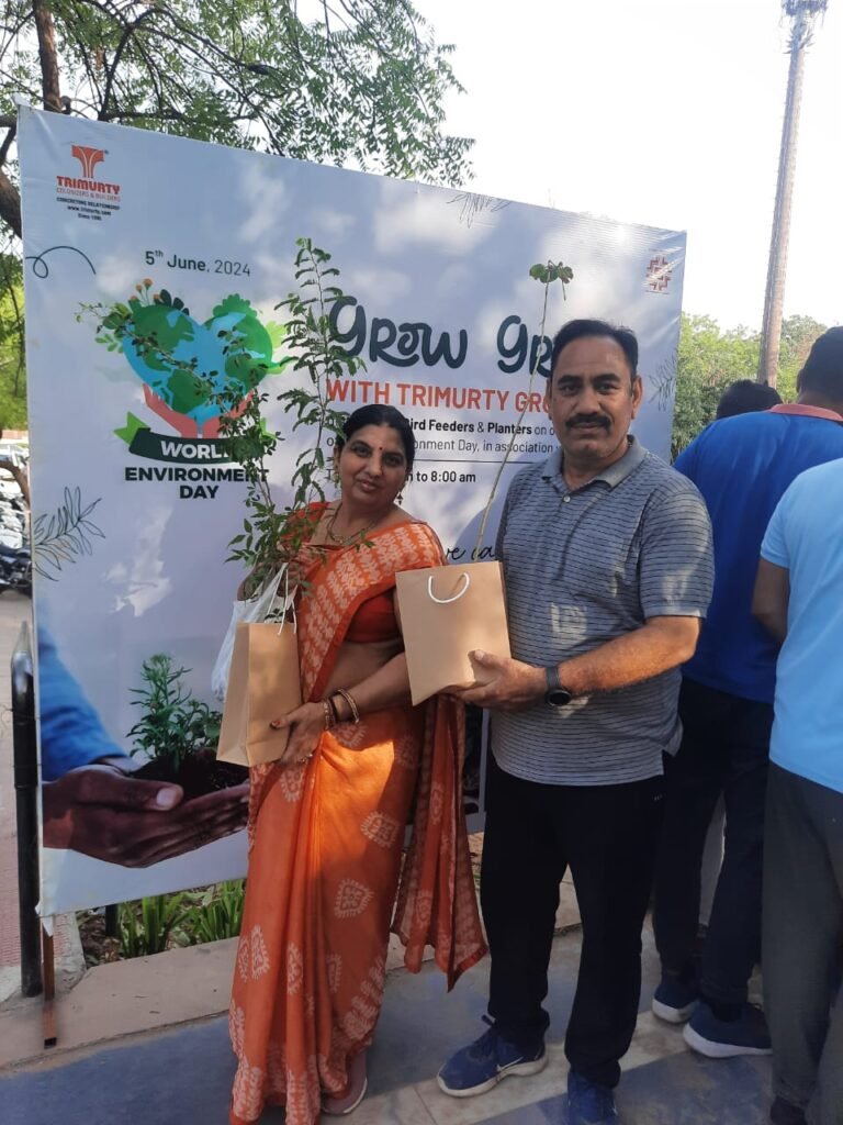 Plantation drive on environment day @Central park