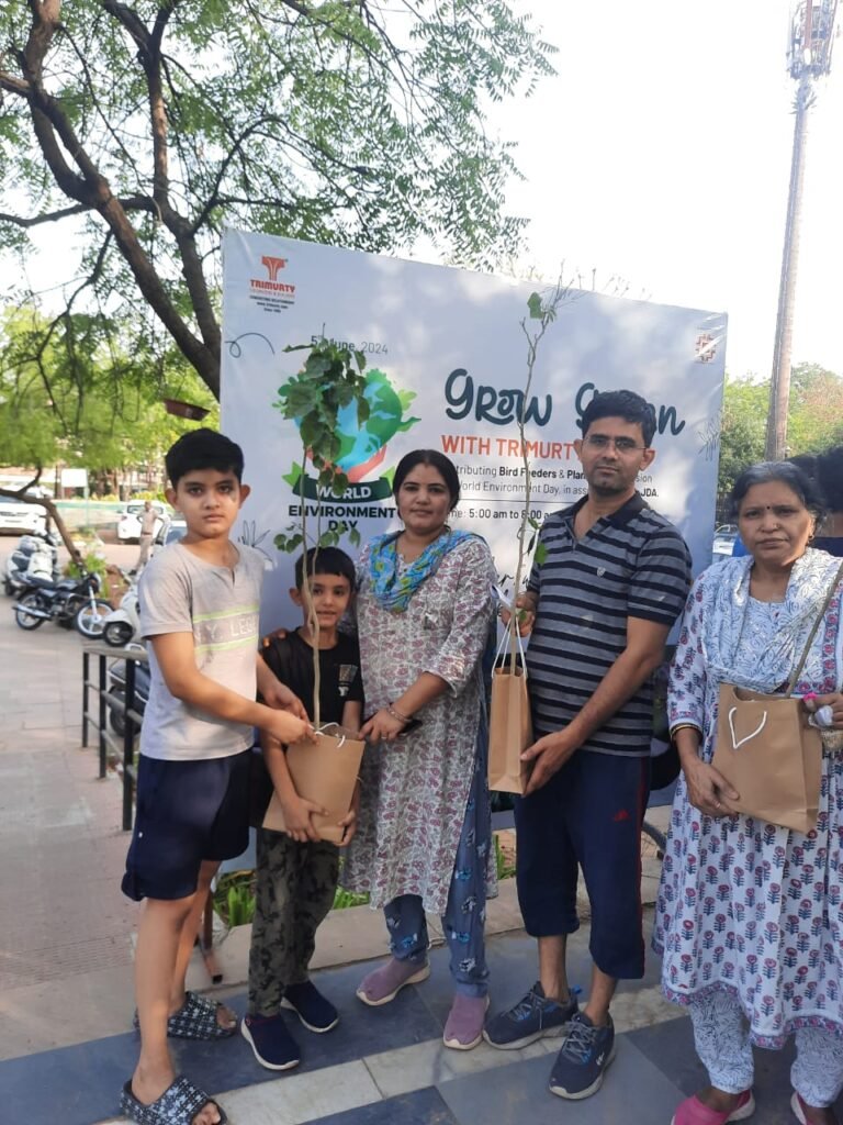 Plantation drive on environment day @Central park